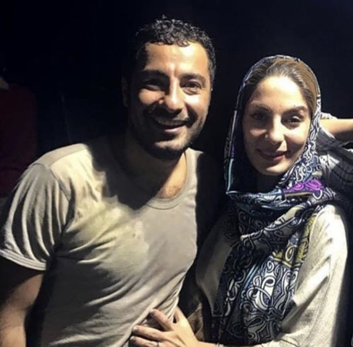 نوید محمدزاده و خواهرش در یک مراسم + عکی