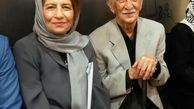 احترام برومند کنار هنرمند تازه گذشته+عکس