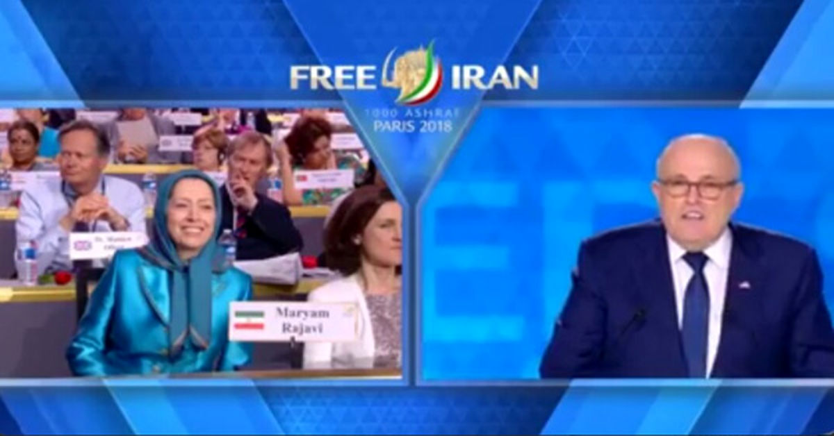 اعتراف وکیل ترامپ به نقش منافقین در ناآرامی‌های اخیر ایران+ فیلم