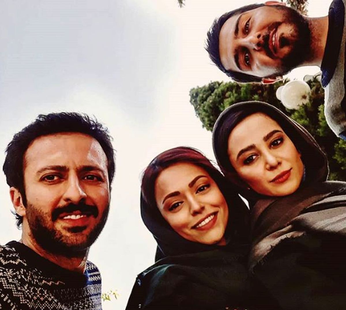 سلفی بازیگران جوان سریال دلدار