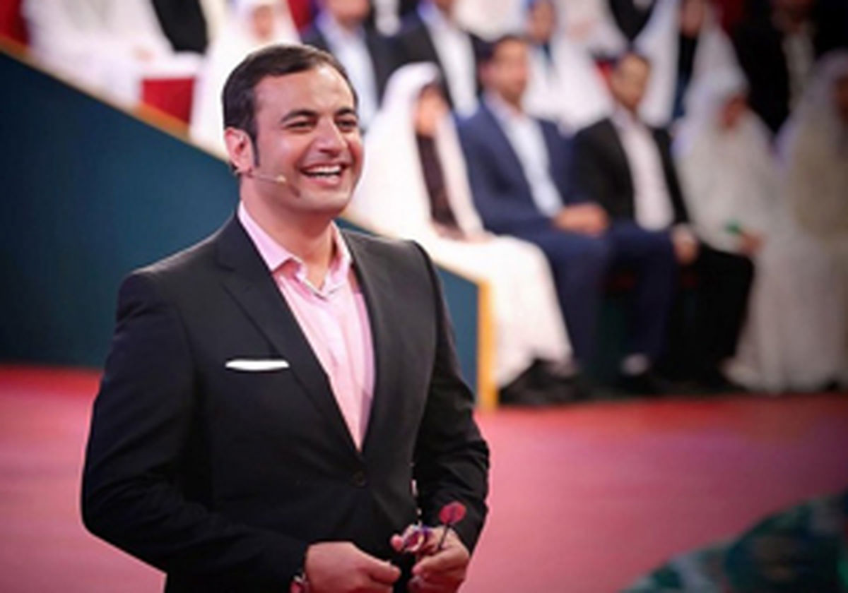 «خندوانه» عروس و داماد باران شد+عکس