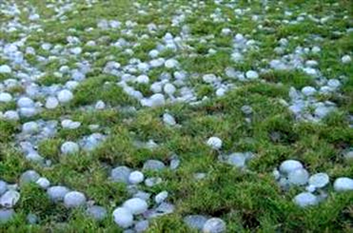 بارش پراکنده باران و تگرگ در ۱۵ استان