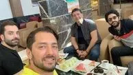 بهرام رادان و دوستانش در مشهد+عکس