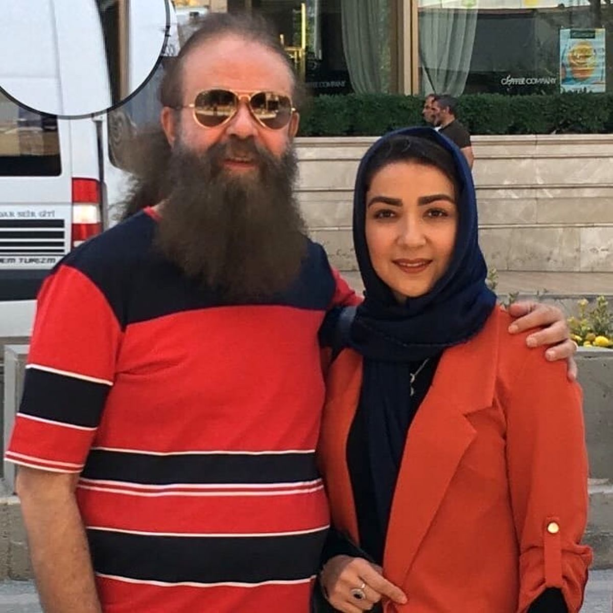 عکس زوج بازیگر با تفاوت سنی خیلی زیاد!+عکس