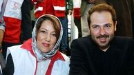 پانته آ بهرام و کوروش تهامی در حال جمع آوری کمک برای سیل زدگان
