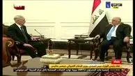 دیدار وزیر دفاع آمریکا با حیدر العبادی در عراق