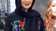 عکس شیک الهام حمیدی در آرایشگاه