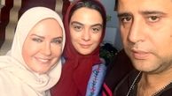 سلفی مارال فرجاد با لعیا زنگنه