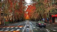  پاییز دیدنی خیابان ولیعصر(عج)