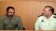 سربازی که ۵ فرزند و یک نوه دارد+عکس