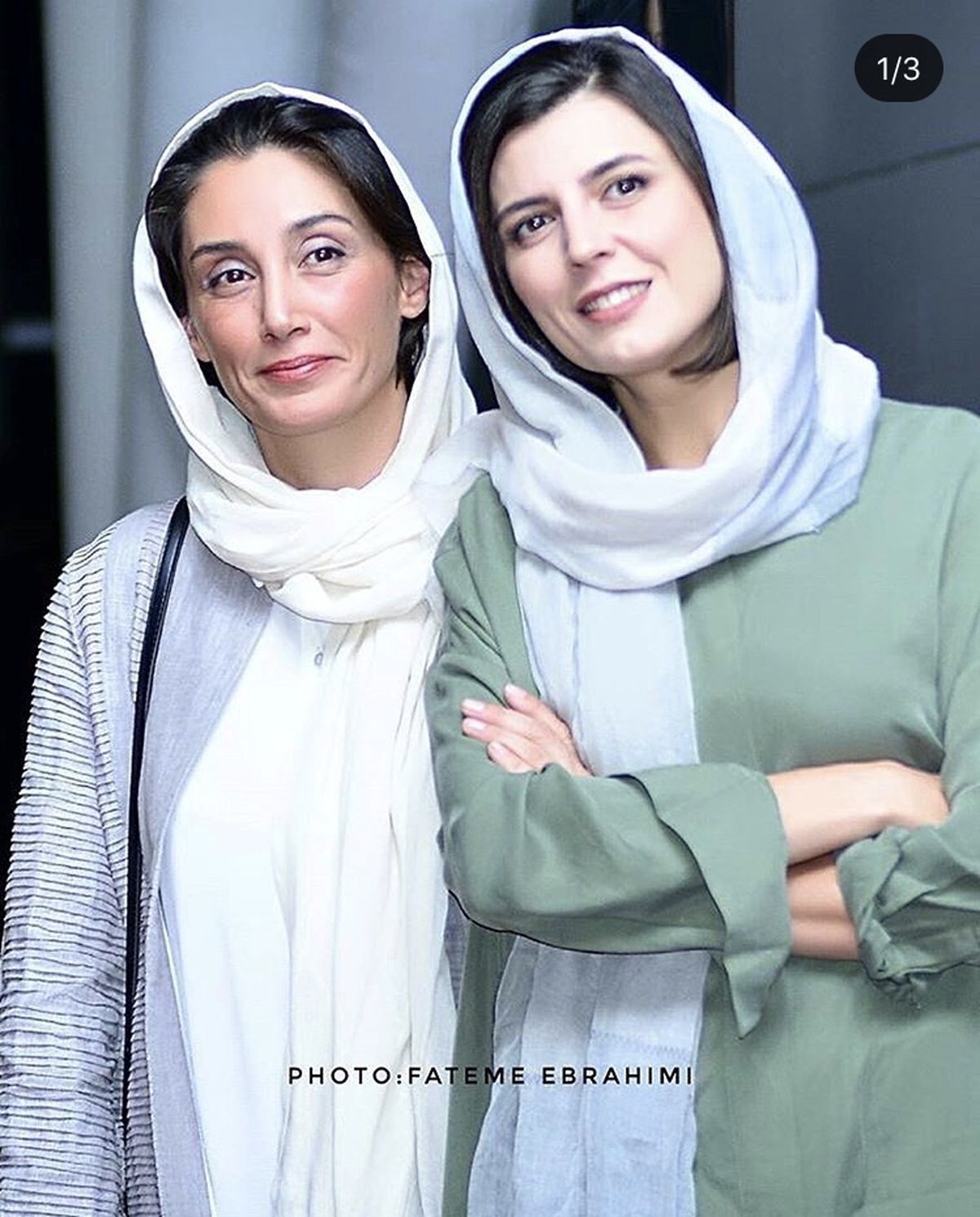 هدیه تهرانی و‌لیلا حاتمی در یک‌مراسم + عکس