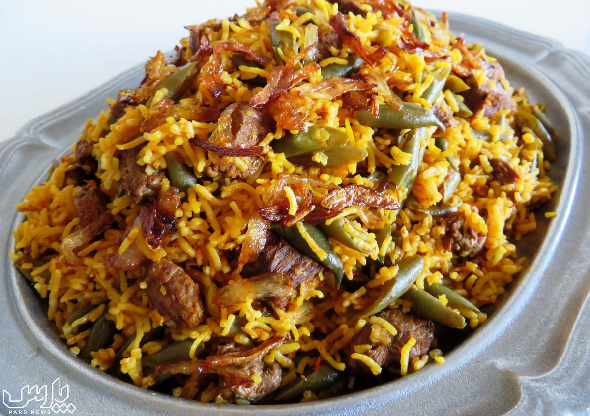 طرز تهیه لوبیا پلو خوشمزه و مجلسی به روش رستورانی