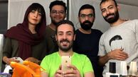 کاوه سماک باشی در اتاق گریم کار جدیدش + عکس