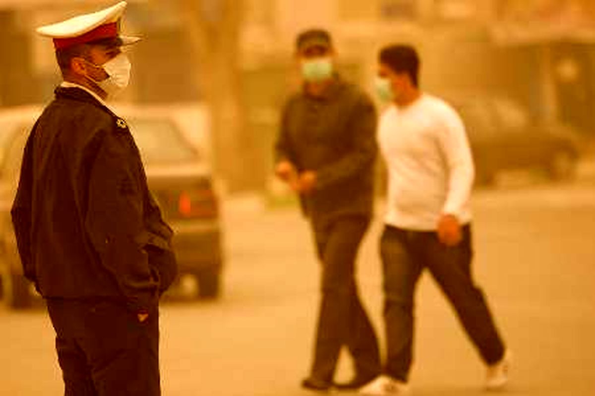 آلودگی شدید آسمان قصرشیرین 