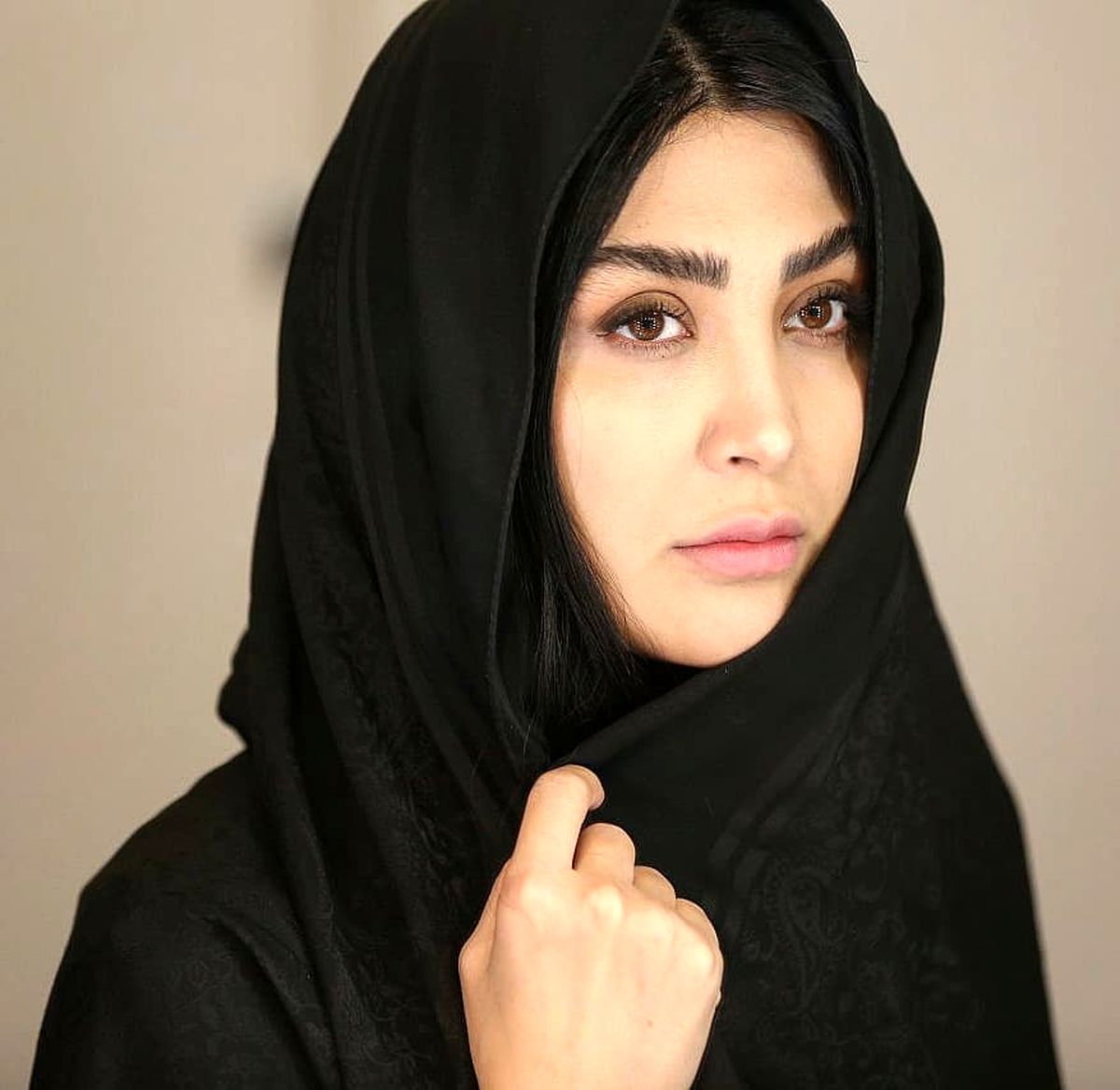 مریم معصومی غم زده و مشکی پوش