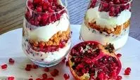 طرز تهیه دسر انار بیسکویت به روش مجلسی مرحله به مرحله مخصوص شب یلدا!