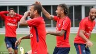 تمرین شاد PSG با حضور نیمار (عکس)