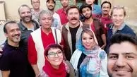 سلفی بازیگران معروف با رستم