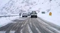 بارش برف و باران در محورهای 10 استان