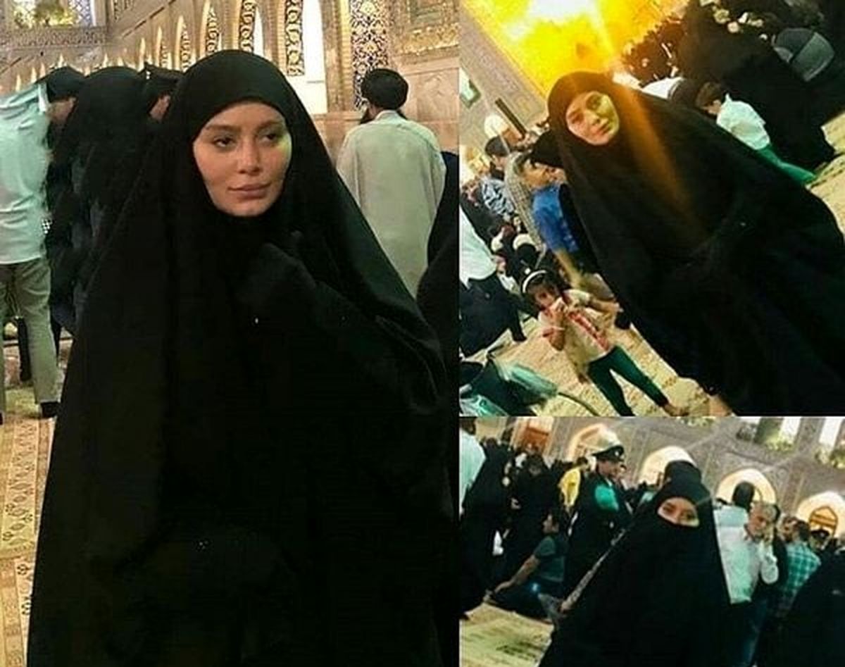 عکس خیلی متفاوت سحر قریشی در مشهد