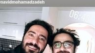 عکس آقای بازیگر درجه یک در کنار داداش اوس موسی