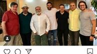 زانیار خسروی در جمع دوستان بازیگرش + عکس