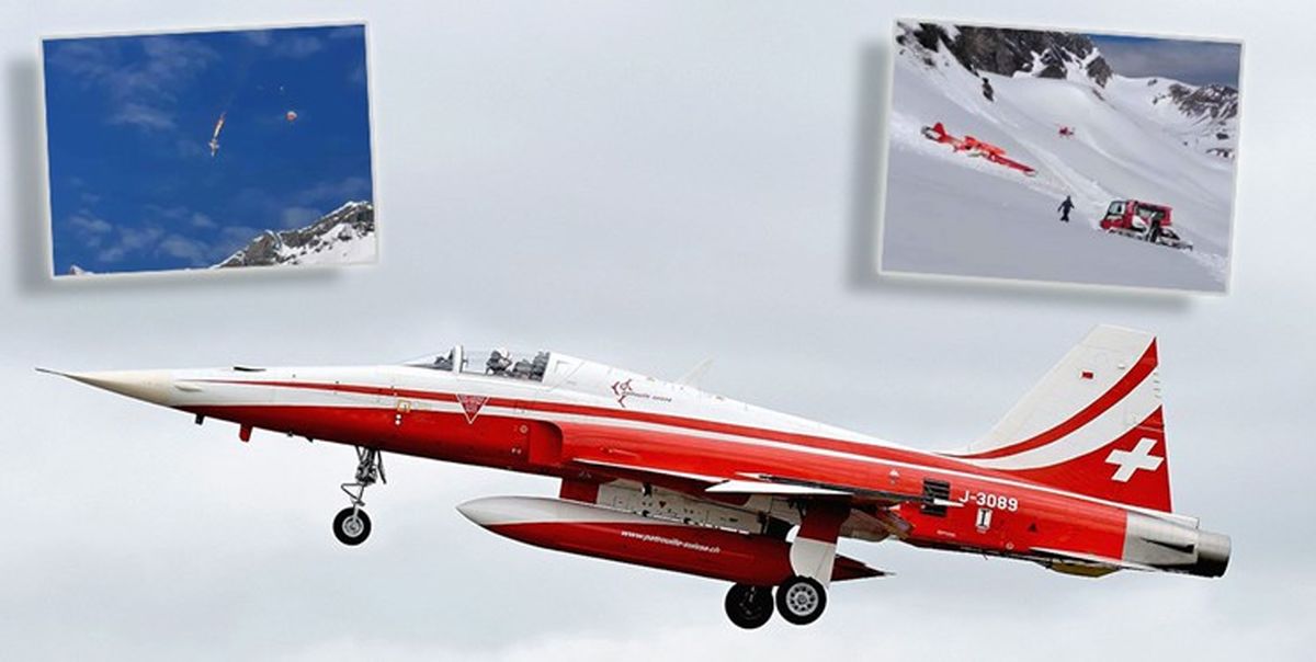  سقوط جنگنده «اف-5 تایگر» نیروی هوایی سوئیس 