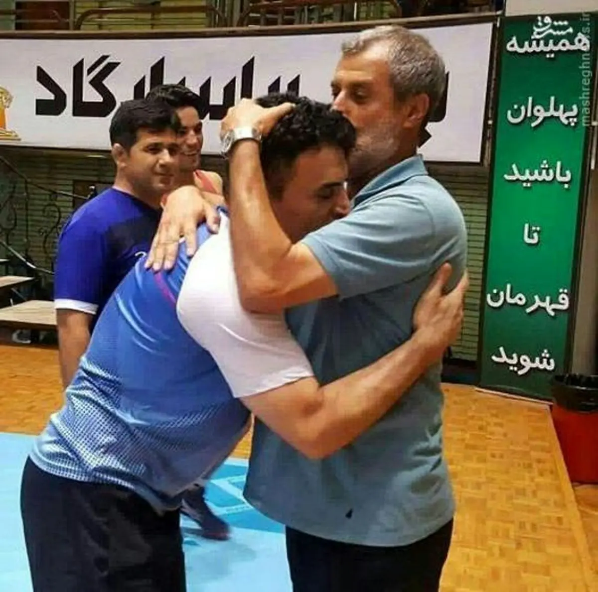 حضور مایلی‌کهن در تمرینات تیم‌ملی کشتی فرنگی/تصاویر