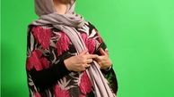 عکس افسانه بایگان در پشت صحنه فیلم جدیدش با مانتو گلگلی