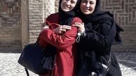 شیرین بینا در کنار دوست صمیمی اش + عکس