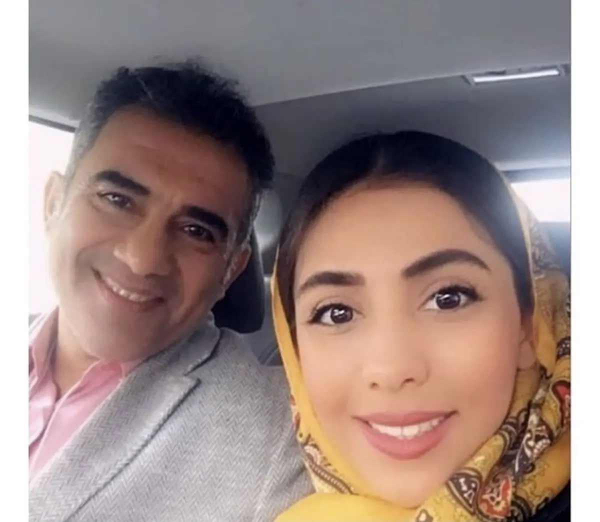 احمدرضا عابدزاده و دخترش + عکس