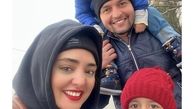 نرگس محمدی در کنار برادر و برادرزاده هایش + عکس