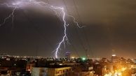 صاعقه جان مرد ۳۴ ساله را گرفت
