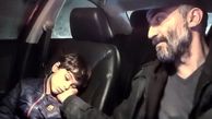 حس شیرین پدرانه هادی حجازی فر با پسرش+عکس