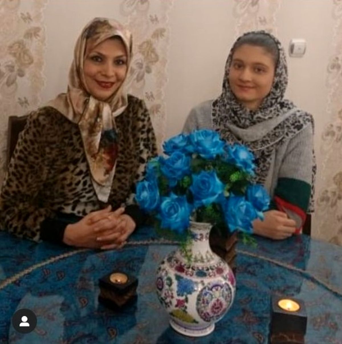 مجری کودکی هایمان در کنار دخترش+عکس