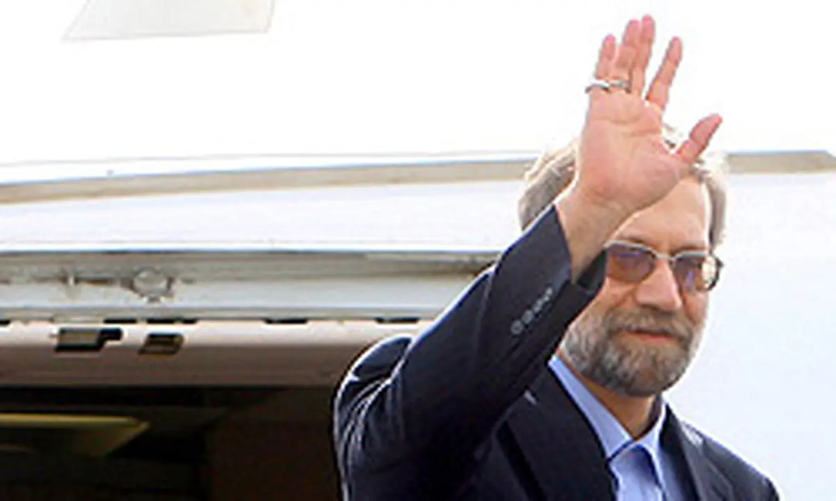 لاریجانی تهران را به مقصد بلگراد ترک کرد