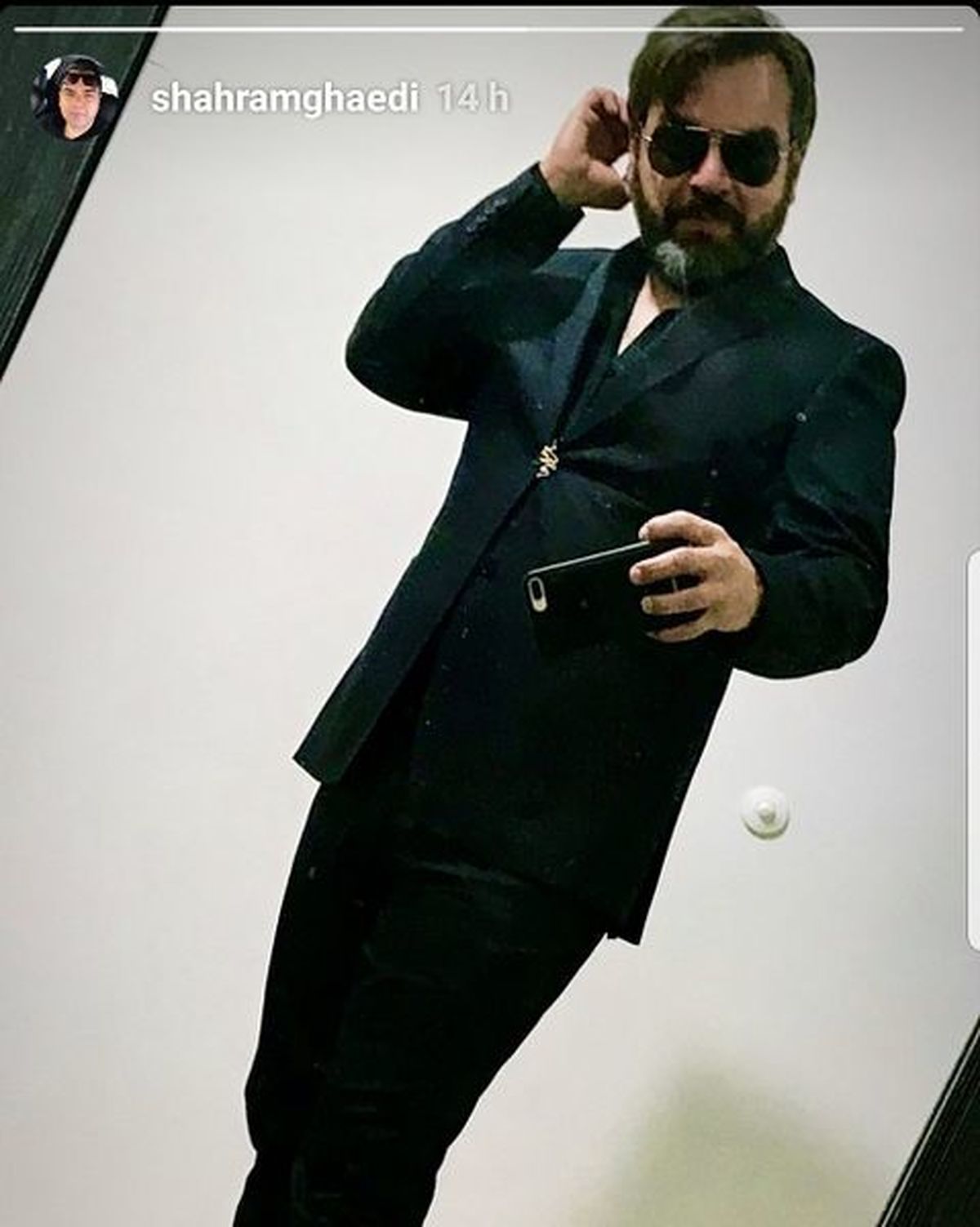 شهرام قائدی با کت و شلوار رسمی + عکس