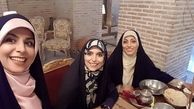 دیزی خوری خانم مجری با دوستاش + عکس