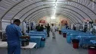 ساختِ اولین بیمارستان میدانی توسط حشدالشعبی (عکس)
