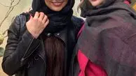 دیدار یهویی نفیسه روشن با بازیگر مشهور + عکس