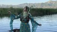 آنا نعمتی با لباس کردی + عکس
