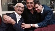 احمد پورمخبر و پسرش در آغوش سوپراستایر سینمای ایران + عکس