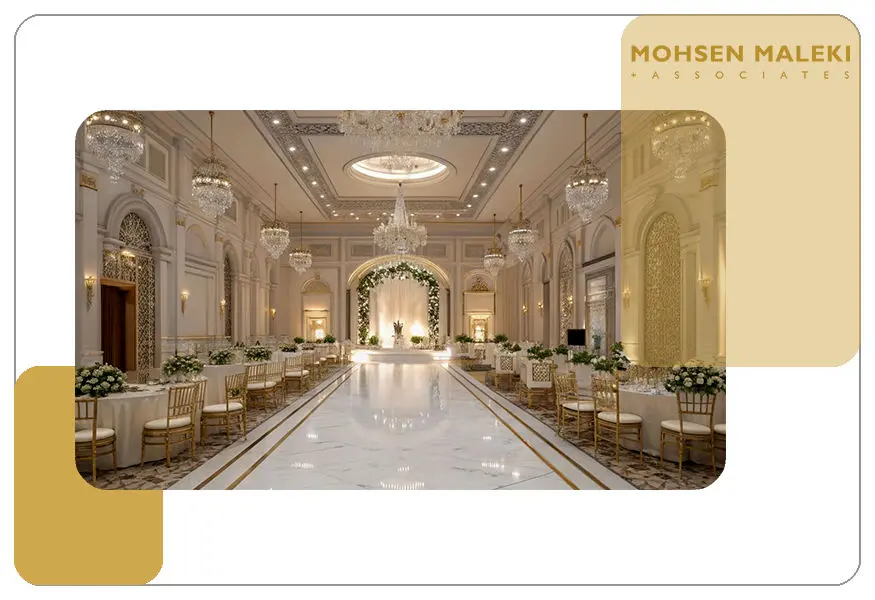 متراژ مناسب برای تالار عروسی ۵۰۰ نفره