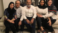 جمشید هاشم پور و خانواده اش مهمان «آزاده زارعی»
