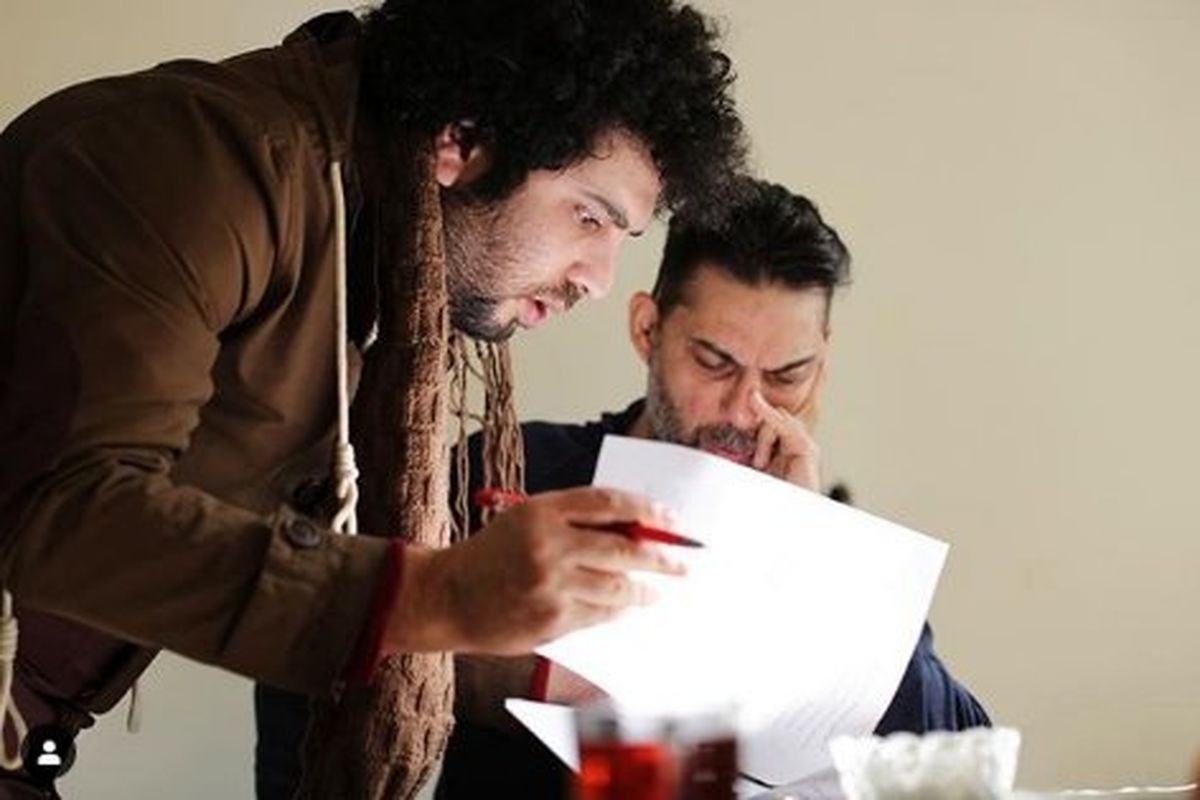 شیطنت‌ پیمان معادی پشت صحنه «متری شیش و نیم»/عکس