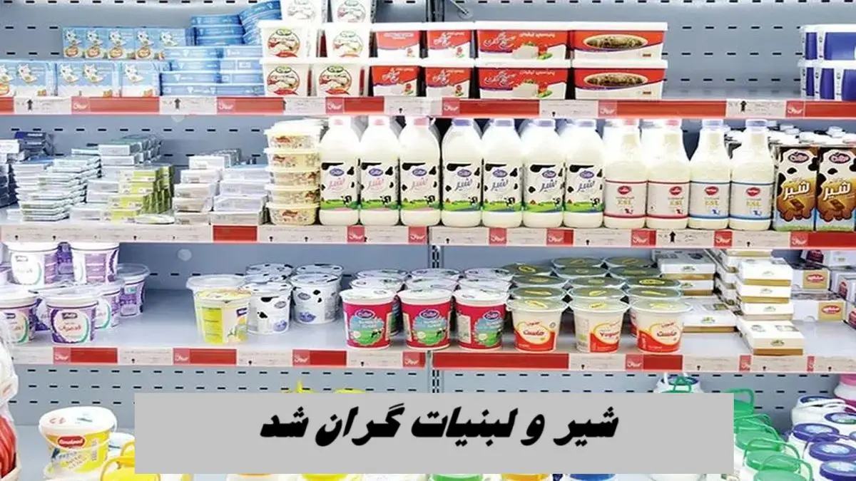 شیر و لبنیات گران شد