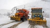 برف و باران در جاده‌های 15 استان