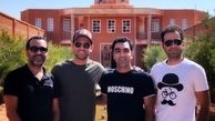 امیرحسین آرمان و تیمش + عکس
