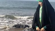 مژده لواسانی لب دریای زیبا + عکس