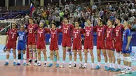 تصاویر/اولین دیدار والیبال ایران و روسیه